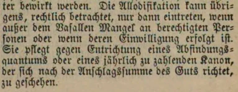 Allod Bewegung 10 Allodifikation Mayers Konv. Lex 2
