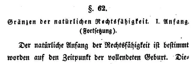 Allod Bewegung 23 Rechtsfaehigkeit Kind Savigny Bd 2 S385 1840 10 min