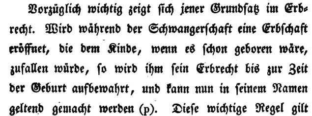 Allod Bewegung 26 Rechtsfaehigkeit Kind Savigny Bd 2 S385 1840 14 min