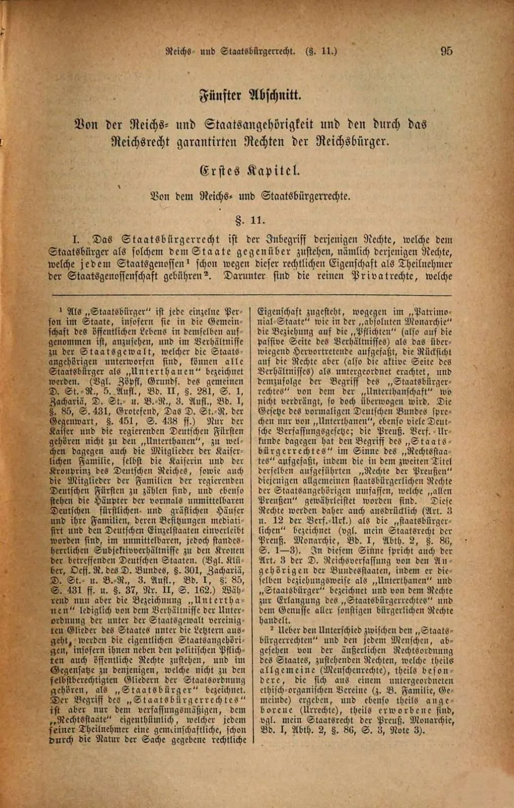 Reichsbürger 17 Reichsuebrgerrecht Roenne Ludwig Deutsches Staatsrecht 1876 1 min