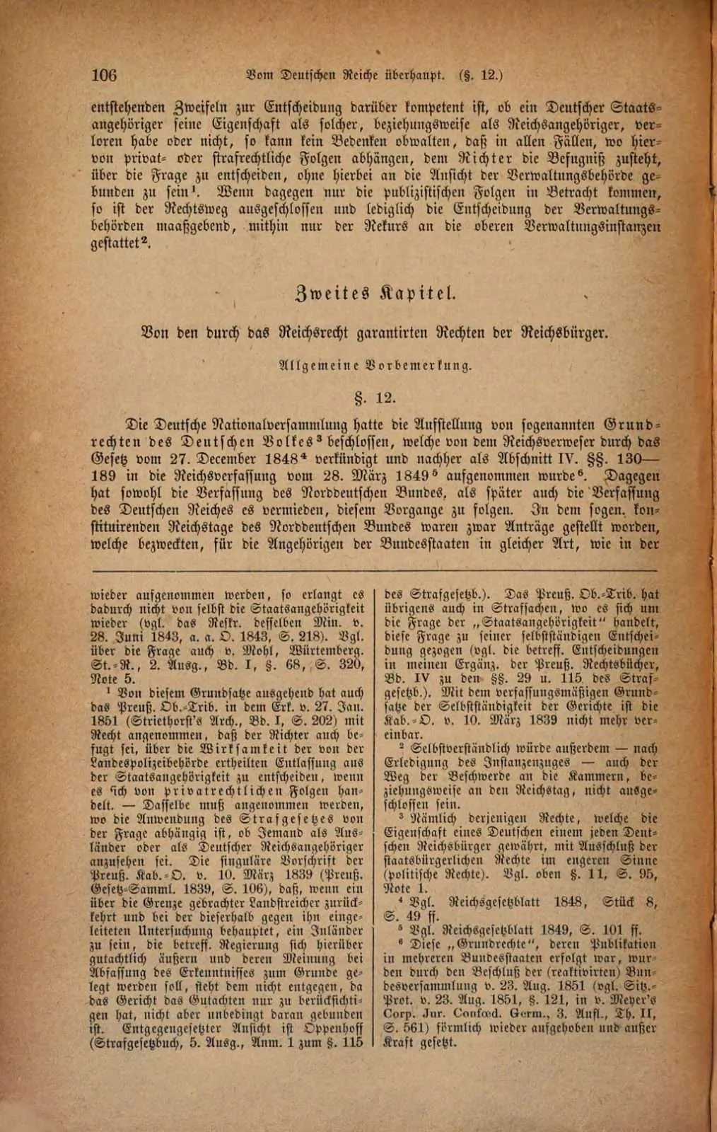 Reichsbürger 18 Reichsuebrgerrecht Roenne Ludwig Deutsches Staatsrecht 1876 2 min