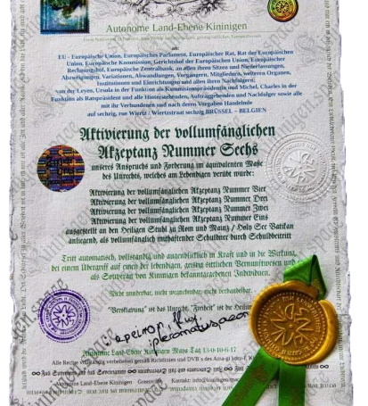 Bekanntgabe Akzeptanz 06 Kininigen