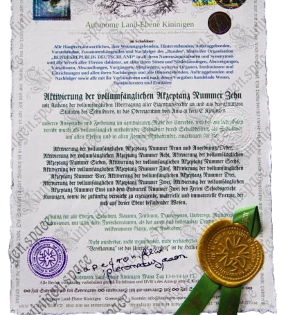 Bekanntgabe Akzeptanz 10 - 21.06.23