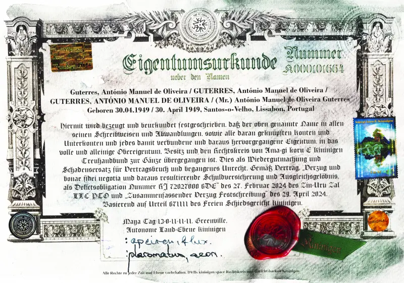 Namenseigentum Kininigen