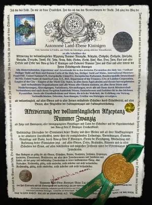 Vollumfängliche Akzeptanz 20-1